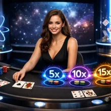 Quantum blackjack: новая версия с множителями выигрышей